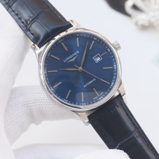 Longines Elegant Automatic Blue Dial Steel Watch