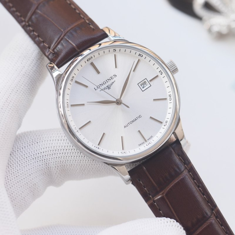 Longines Elegant Automatic Blue Dial Steel Watch view