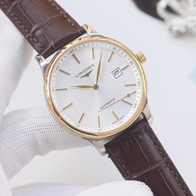 Longines Elegant Automatic Blue Dial Steel Watch view