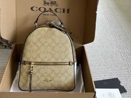 Coach Jordyn Signature Backpack Black view 2