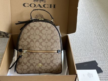 Coach Jordyn Signature Backpack Black view 3