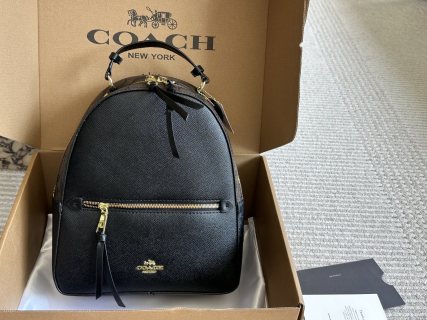 Coach Jordyn Signature Backpack Black view 4
