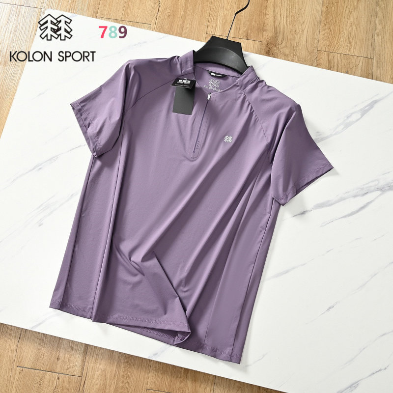 Kolon Sport Half-Zip Performance Tee Black view