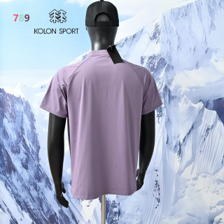 Kolon Sport Half-Zip Performance Tee Black view 8