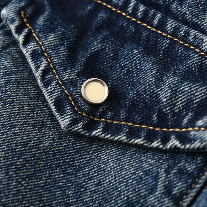 Vintage Dark Wash Denim Shirt Jacket view