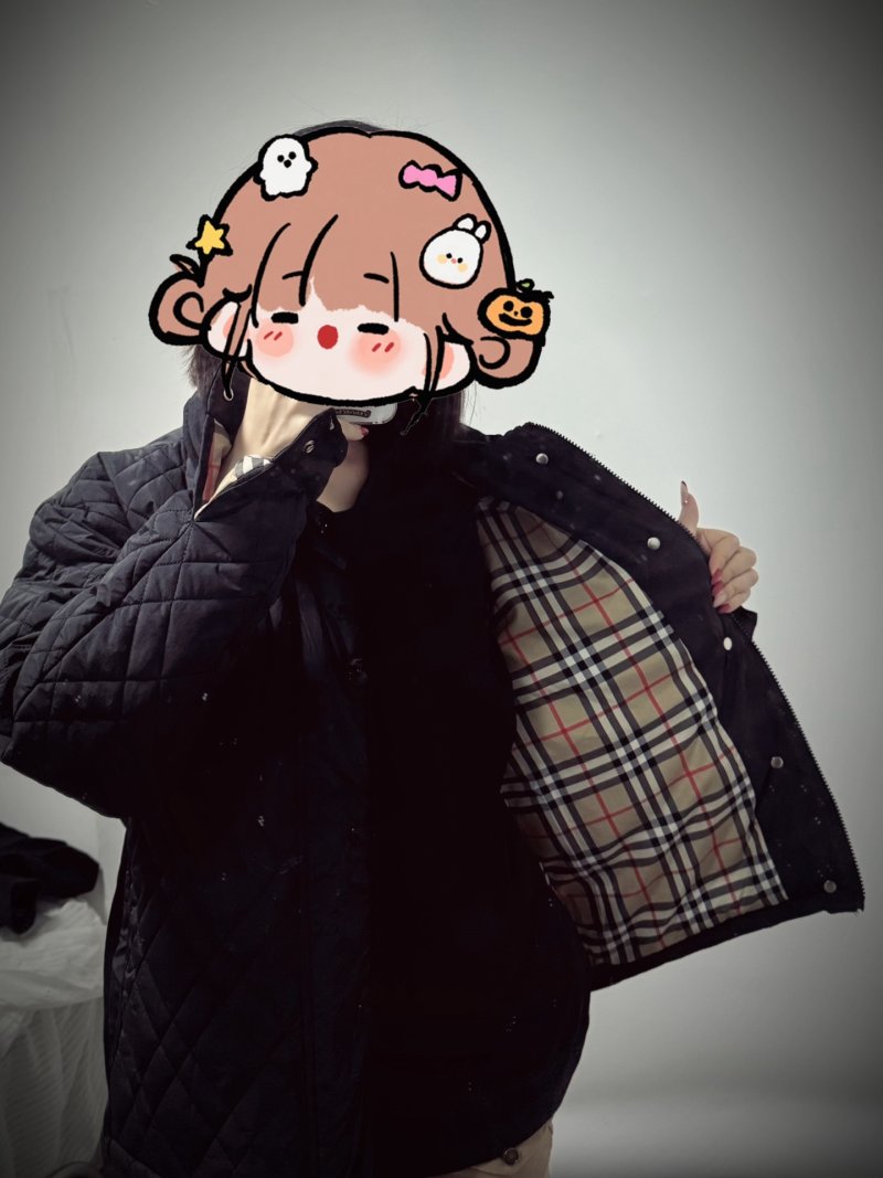 Black Quilted Overshirt Jacket view
