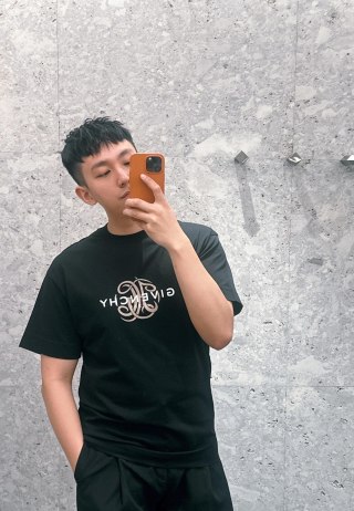 Givenchy Logo Print Black T-Shirt view 2