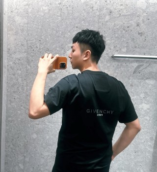 Givenchy Logo Print Black T-Shirt view 3