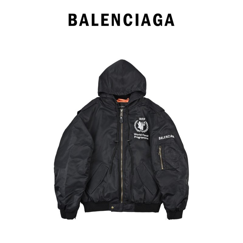Balenciaga WFP Black Puffer Jacket view