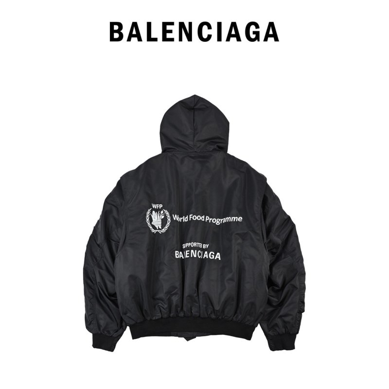 Balenciaga WFP Black Puffer Jacket view