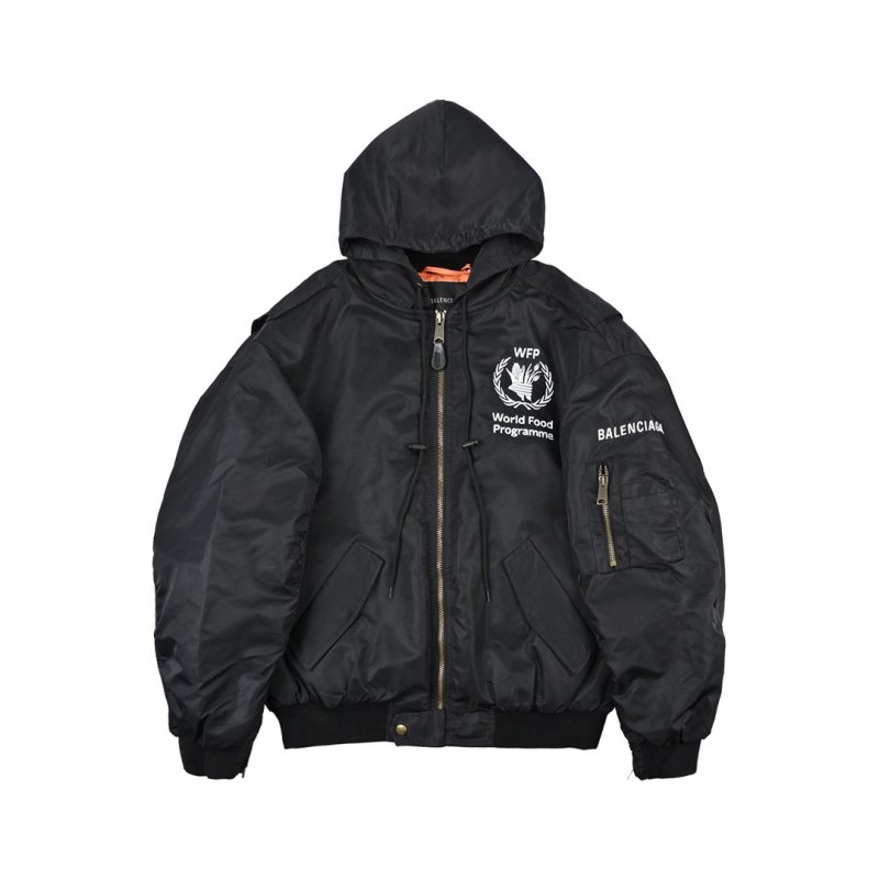 Balenciaga WFP Black Puffer Jacket view