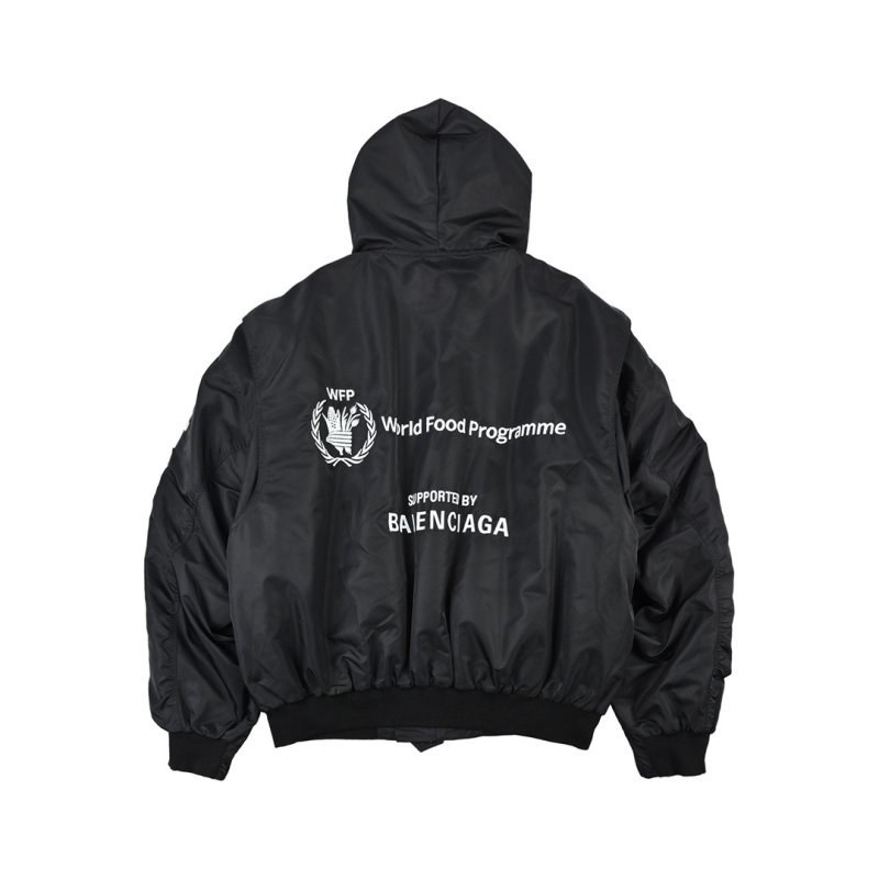 Balenciaga WFP Black Puffer Jacket view
