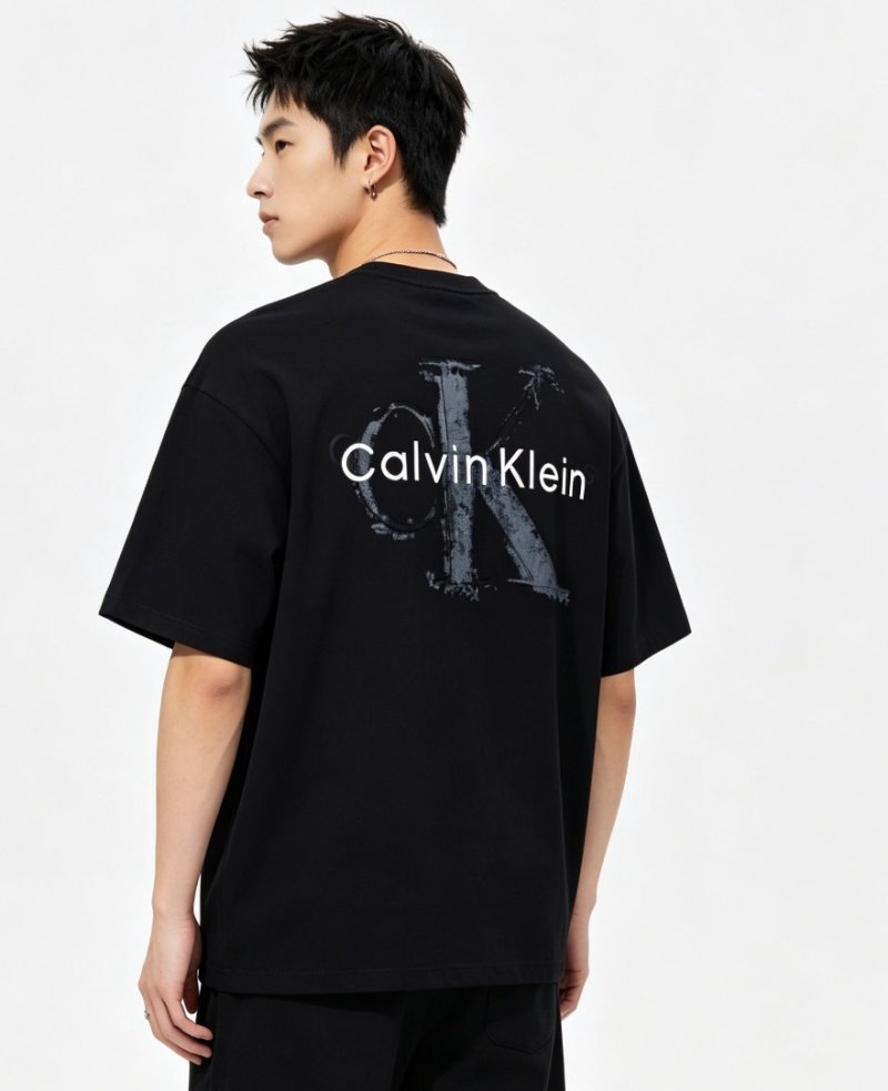 Calvin Klein Black Monogram Short Sleeve T-Shirt
