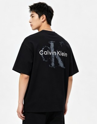 Calvin Klein Black Monogram Short Sleeve T-Shirt view 2