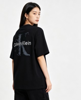 Calvin Klein Black Monogram Short Sleeve T-Shirt view 3