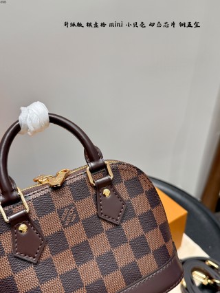 Louis Vuitton Nano Alma Damier Ebene Mini Handbag view 4