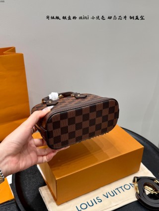 Louis Vuitton Nano Alma Damier Ebene Mini Handbag view 5