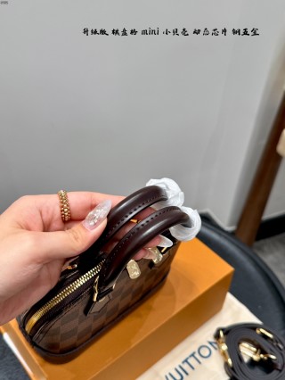 Louis Vuitton Nano Alma Damier Ebene Mini Handbag view 7