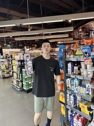 Fendi Black Pocket T-Shirt with Zip Detail view 2