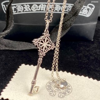 Chrome Hearts Sterling Silver Key Pendant Necklace view 3