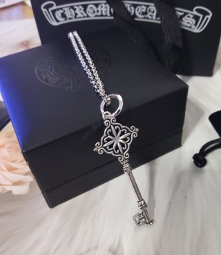 Chrome Hearts Sterling Silver Key Pendant Necklace view 6