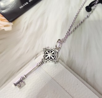 Chrome Hearts Sterling Silver Key Pendant Necklace view 7