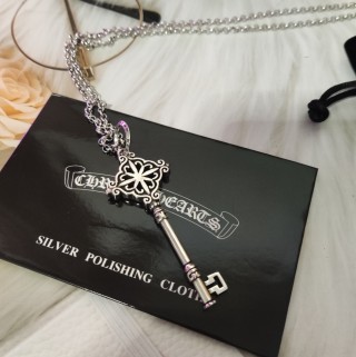 Chrome Hearts Sterling Silver Key Pendant Necklace view 8