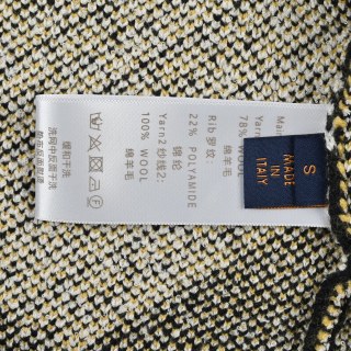Louis Vuitton Damier Argyle Knit Sweater Black Gold view 8