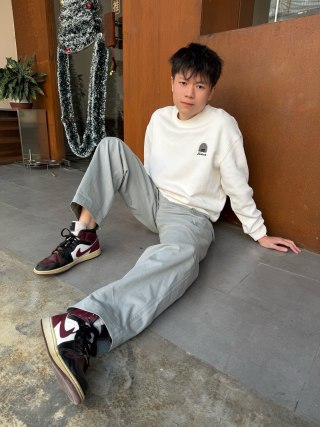 Fendi Grey Monogram Relaxed Fit Pants view 5
