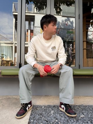 Fendi Grey Monogram Relaxed Fit Pants view 8