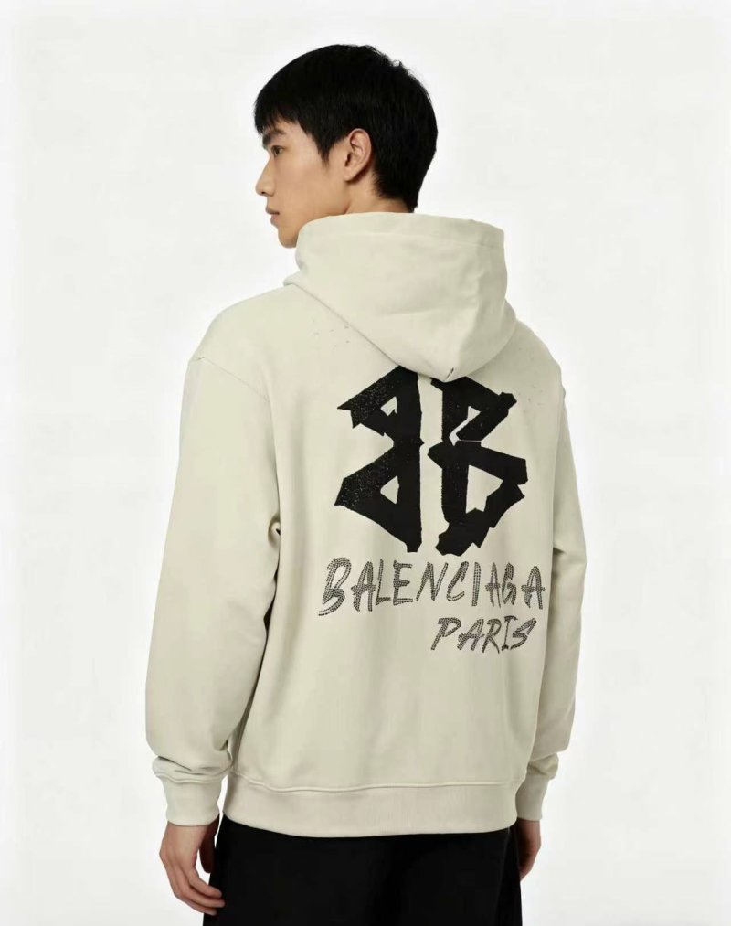 Essentials Cream Logo Hoodie view