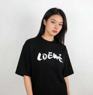 Loewe Graffiti Logo Black T-Shirt view 2