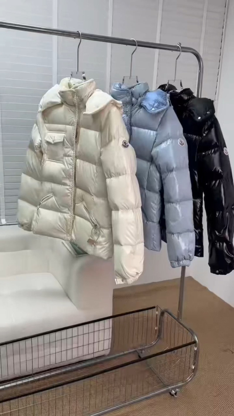 Black Oversized Puffer Down Jacket with Hood view