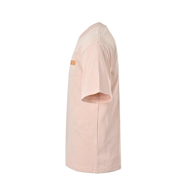 Dusty Pink Short Sleeve T-Shirt with Gold Label view