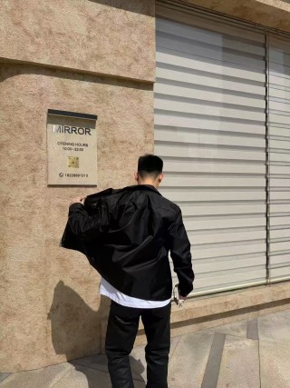Prada Black Nylon Shirt Jacket view 6