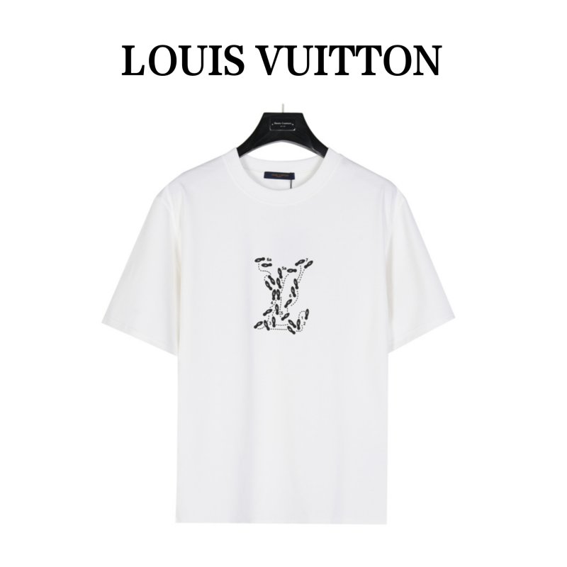 Louis Vuitton LV Monogram Foam Print Short Sleeve T-Shirt White