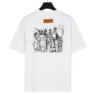 Louis Vuitton LV Monogram Foam Print Short Sleeve T-Shirt White view 2