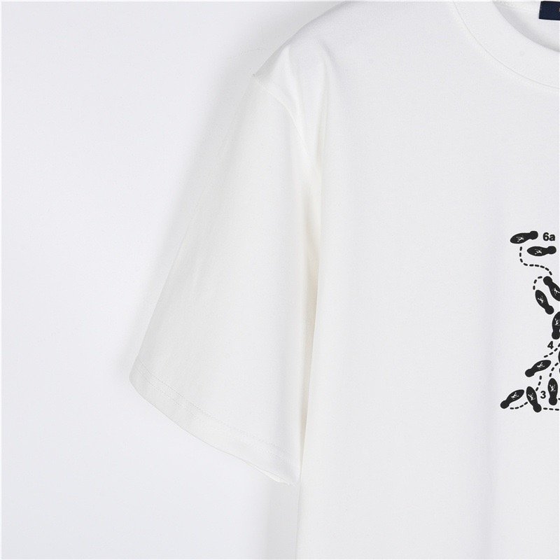 Louis Vuitton LV Monogram Foam Print Short Sleeve T-Shirt White view