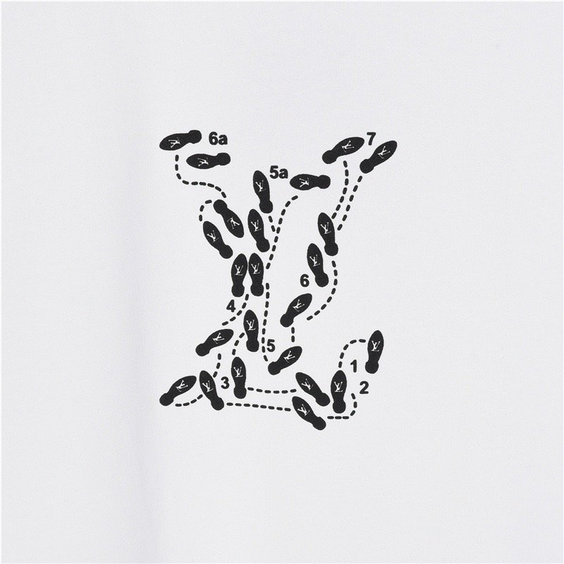 Louis Vuitton LV Monogram Foam Print Short Sleeve T-Shirt White view