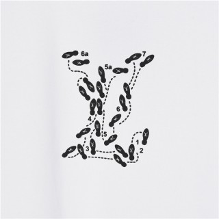 Louis Vuitton LV Monogram Foam Print Short Sleeve T-Shirt White view 5