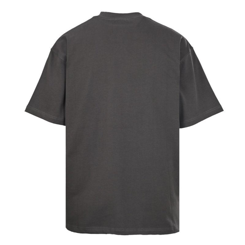 We11Done Charcoal Grey Logo T-Shirt 1989 view