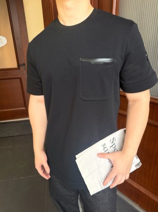 Stone Island Black Pocket T-Shirt view 1