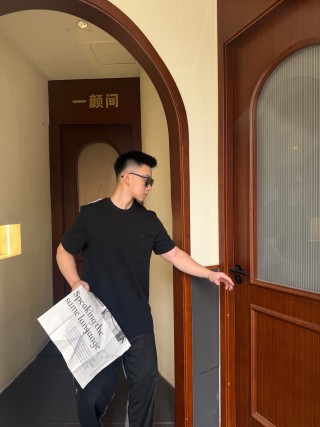 Stone Island Black Pocket T-Shirt view 2