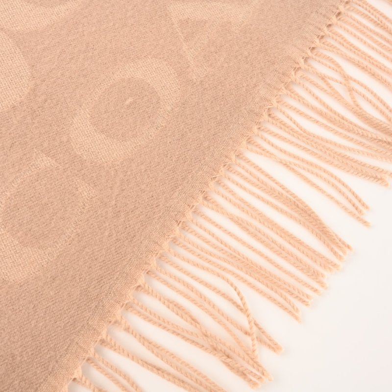 Coach Wool Cashmere Blend Scarf Camel view