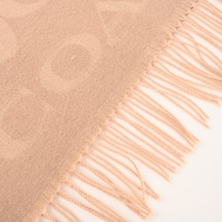 Coach Wool Cashmere Blend Scarf Camel view 7