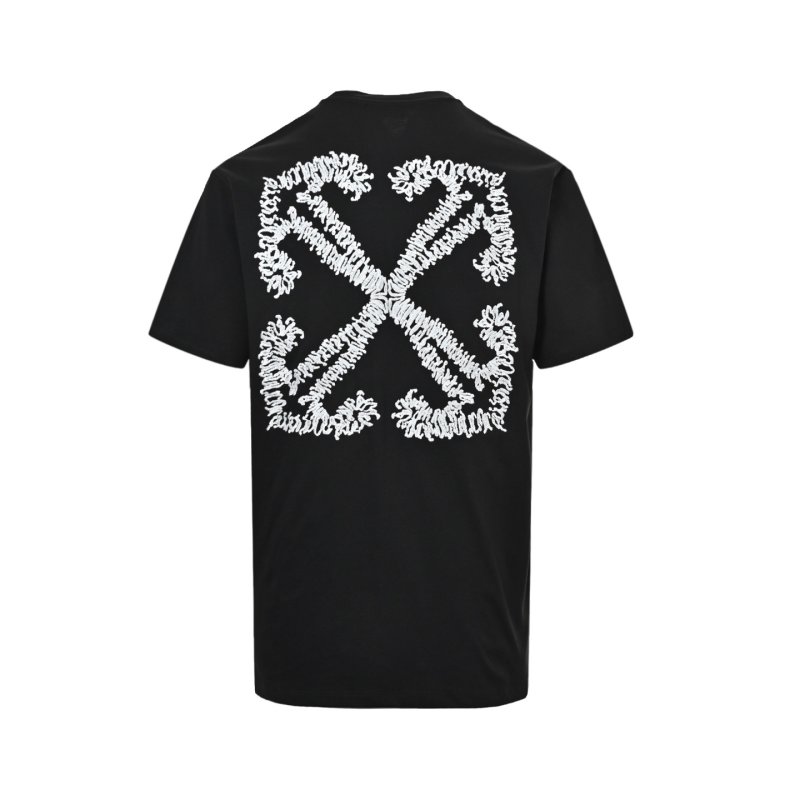 Off-White Barbed Wire X Short Sleeve T-Shirt Black view