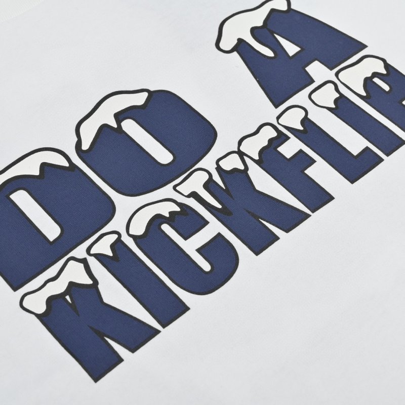 White Graphic Print Short Sleeve T-Shirt view