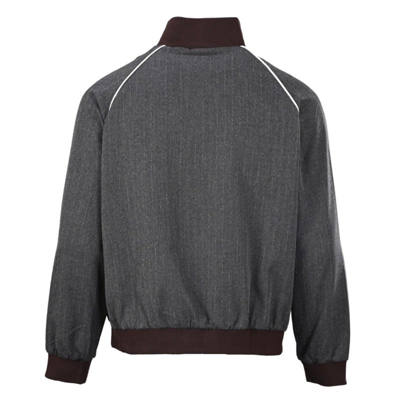 Miu Miu Pinstriped Grey Track Jacket view