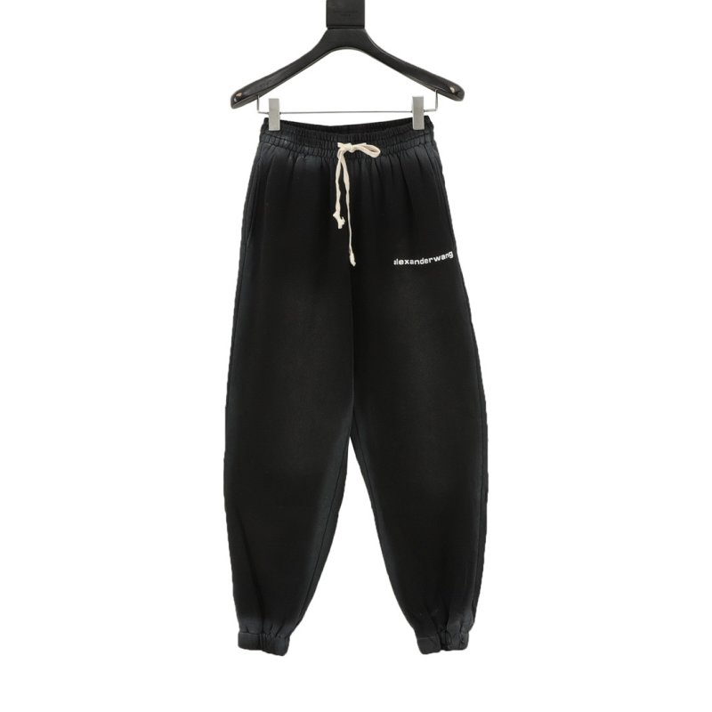 Essentials Black Drawstring Jogger Pants view