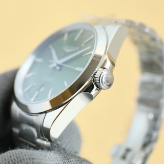 Longines Conquest Automatic Green Dial Steel Watch view 9
